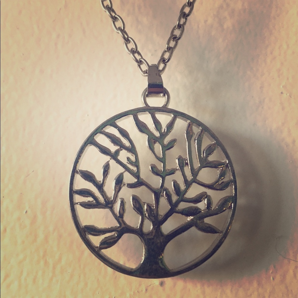 Silver Tree of Life Pendant Necklace